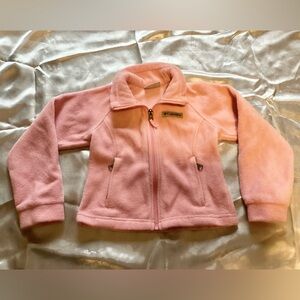 Columbia Pink Fleece Jacket ~ Girls Sz XXS 4/5